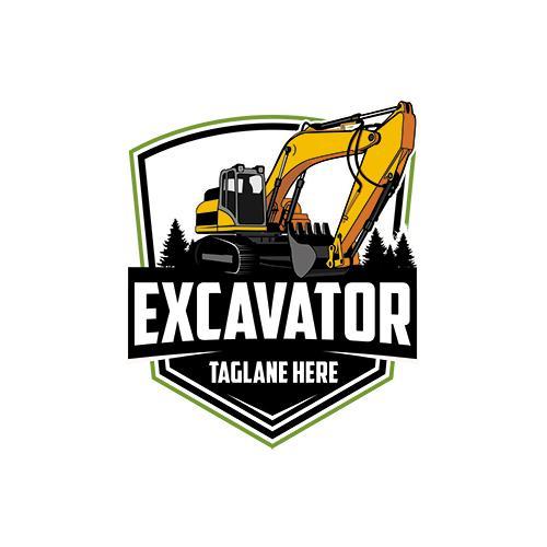 Logo excavator